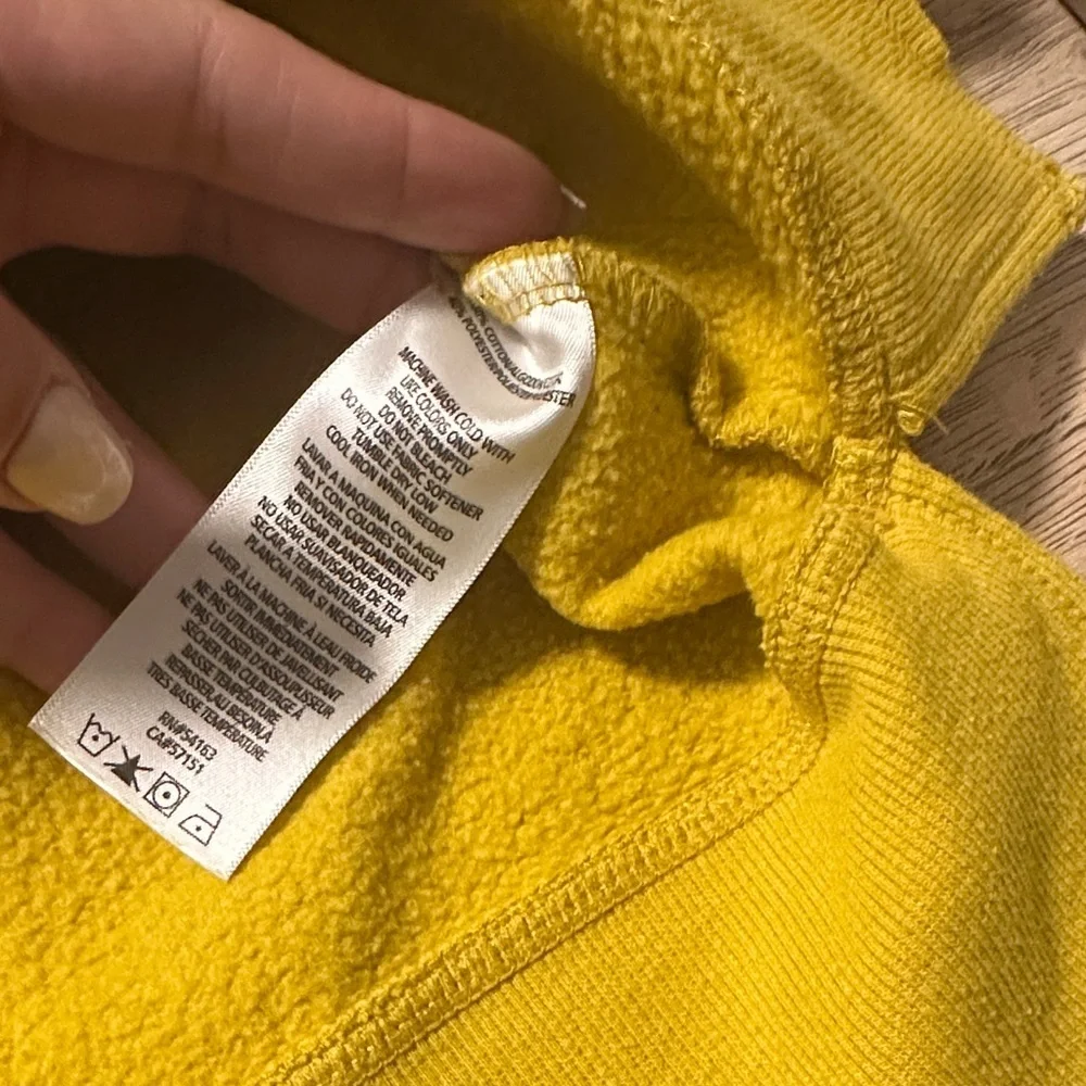Calvin Klein mustard yellow